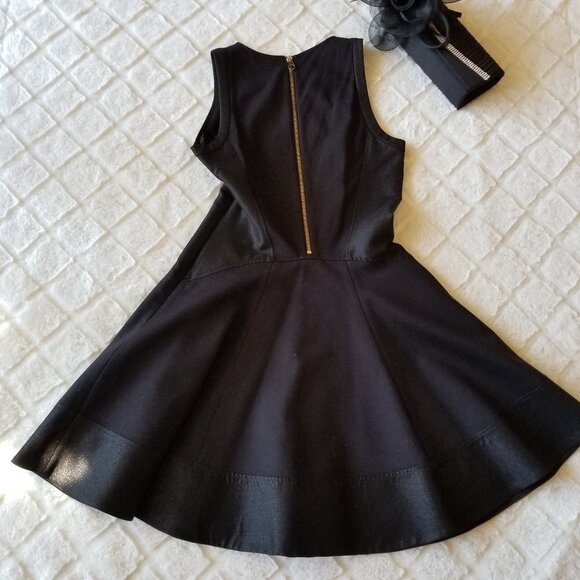 Ted Baker Fit N Flare Black Skater Dress S2 - Picture 6 of 11